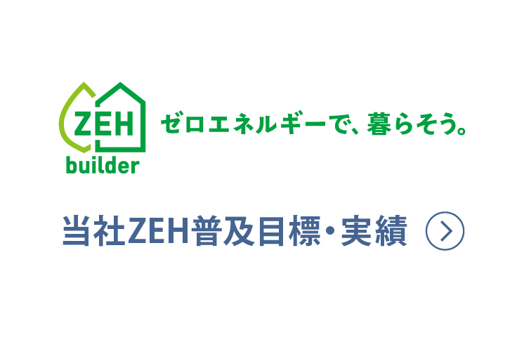 当社ZEH普及目標・実績