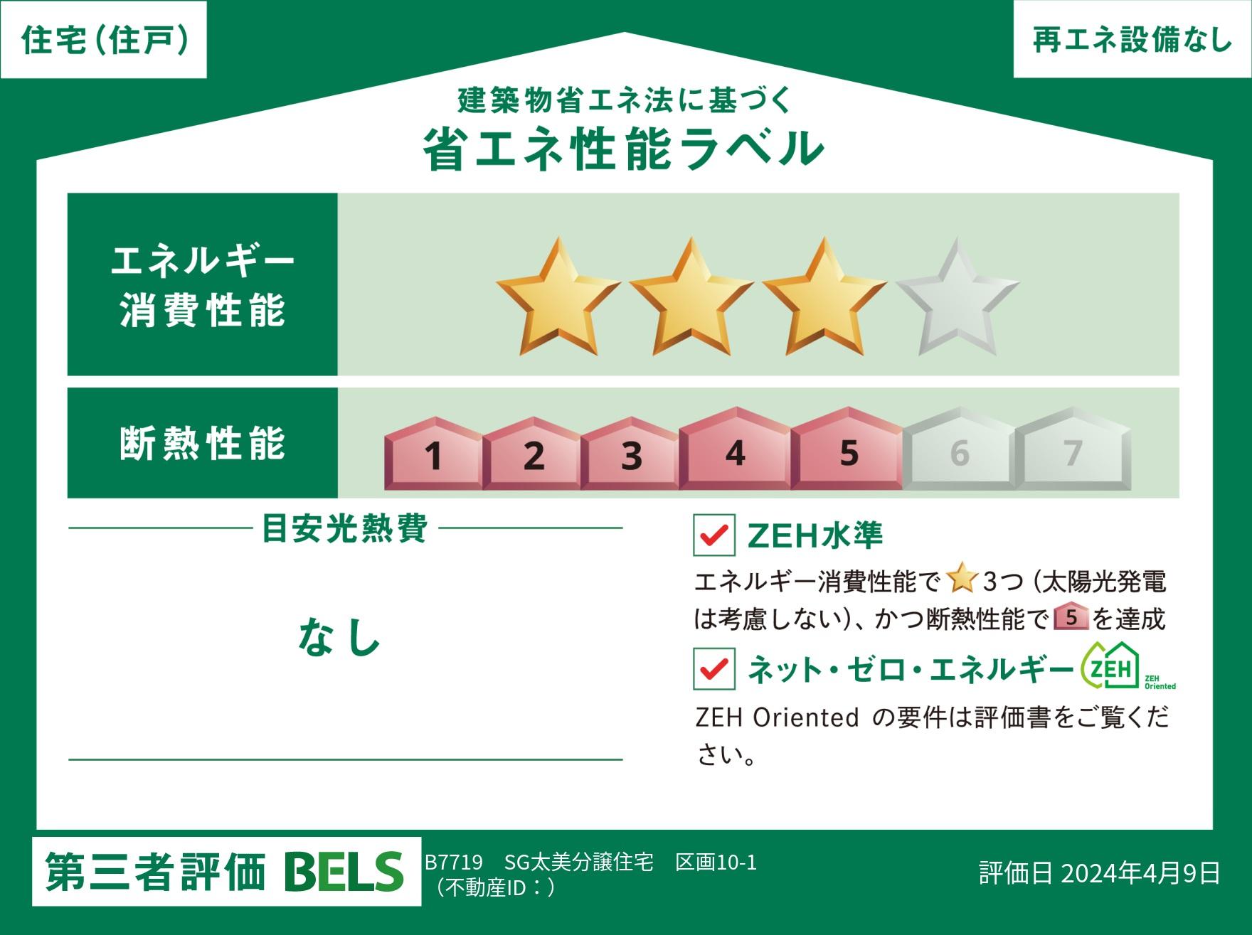 スウェーデンガーデン当別太美10-1分譲住宅 BELS