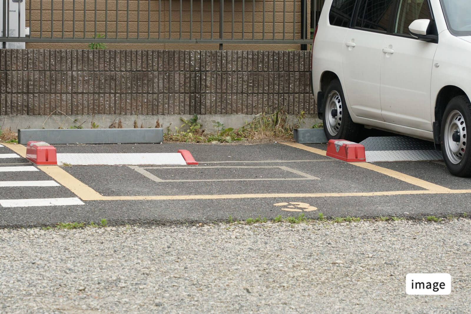 羽生駅周辺の平面駐車場