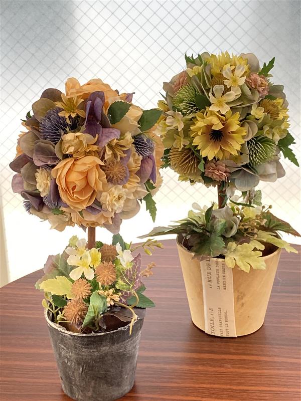 ワークショップ「フラワートピアリーづくり」＜藤沢モデルハウス＞